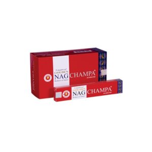 12 packs incienso golden nag champa 15 gr
