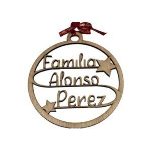 Bola Madera FAMILIA Personalizada 2