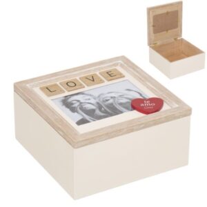 2182927 CAJA PORTAFOTOS 10x15cm LOVE