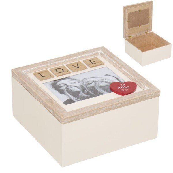 2182927 CAJA PORTAFOTOS 10x15cm LOVE