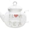 Tetera Borosilicato I LOVE TEA 1