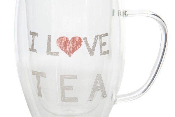 Mug Borosilicato I LOVE TEA 2