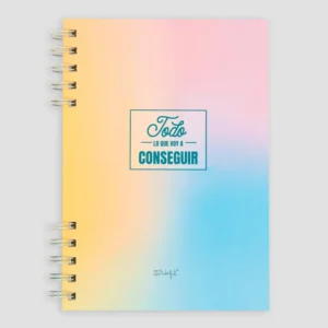 LIBRETA A5 ROSA TODO LO QUE VOY A CONSEGUIR 1