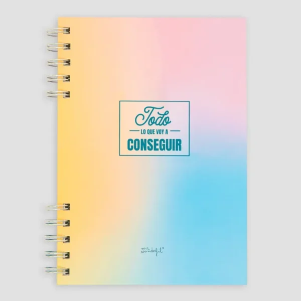 LIBRETA A5 ROSA TODO LO QUE VOY A CONSEGUIR 1