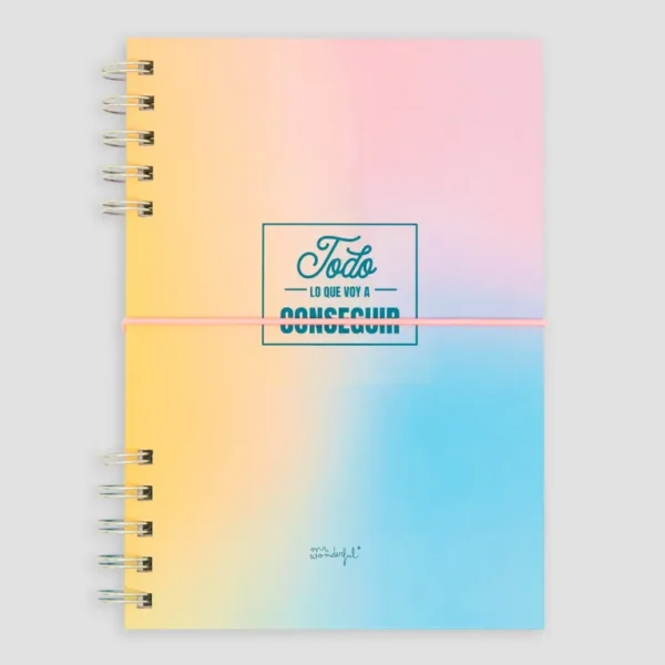 LIBRETA A5 ROSA TODO LO QUE VOY A CONSEGUIR 2