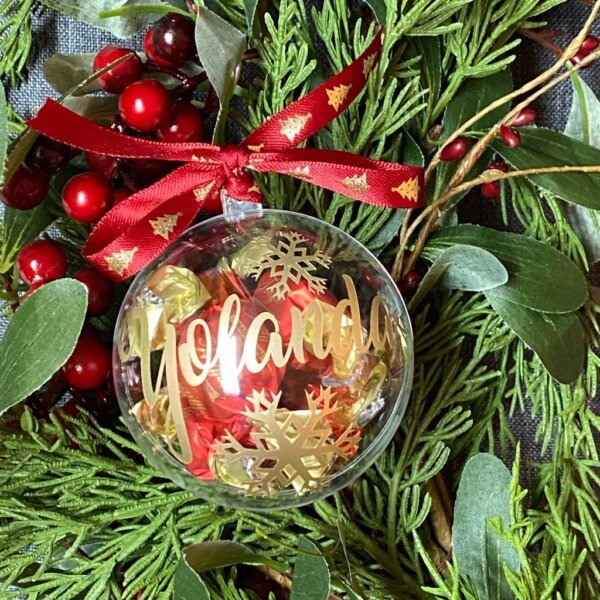 Bola Navidad Personalizada TRUFAS 4