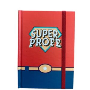 LIBRETA con goma Tamaño M SUPER PROFE