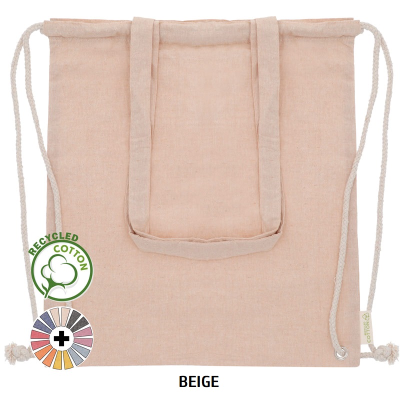 Bolsa Color Natural Menta y Mora