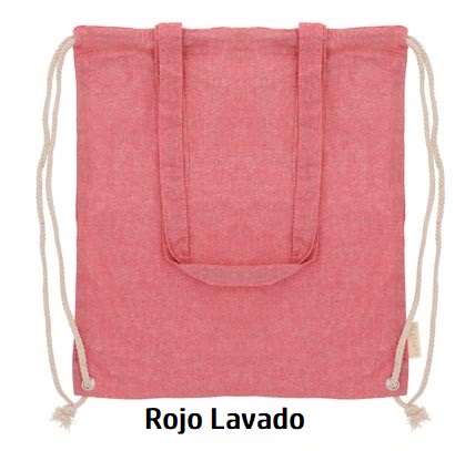 Bolsa Rojo Lavado Menta y Mora