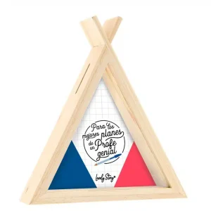 Hucha Tipi Madera Para los mejores planes de un profe genial Lovely Story