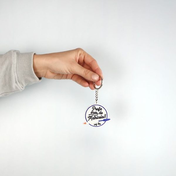 Llavero de Goma Profe eres de matrícula Lovely Story 2