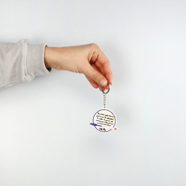 Llavero de Goma Profe eres de matrícula Lovely Story 3