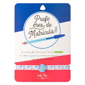 Pulsera con Charm Profe eres de matrícula Lovely Story