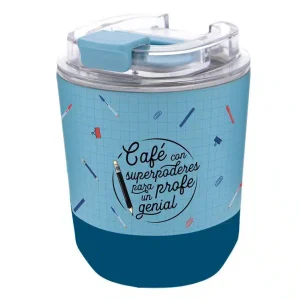 Vaso Térmico 280ml Café con Superpoderes para un Profe Genial Lovely Story