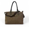 bolso loneta marron