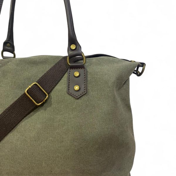 bolso loneta verde kaki 2