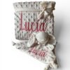 Conjunto Conejo Mantita + Doudou Beige
