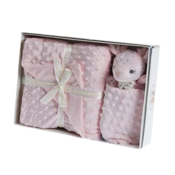 pack mantita ardilla rosa