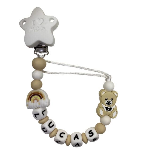 chupetero estrella blanca