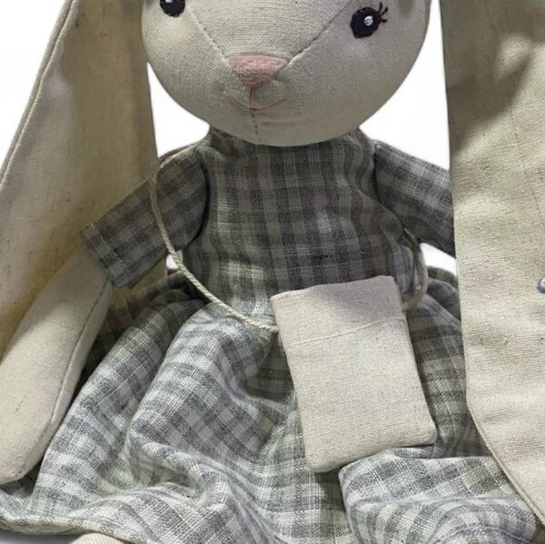 peluche conejita gris 3