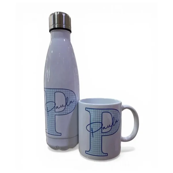 Conjunto Vichy PC AZUL