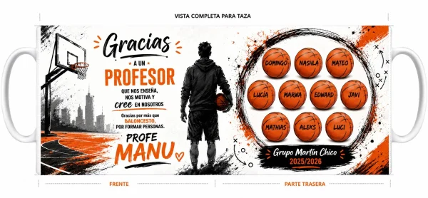 Taza Profe Baloncesto 2