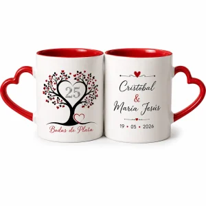 Taza Bodas Plata