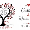 Taza Bodas Plata 2