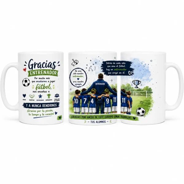 Taza Entrenador Futbol