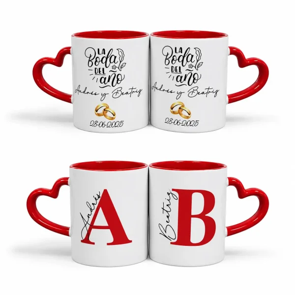 tazas boda año 2