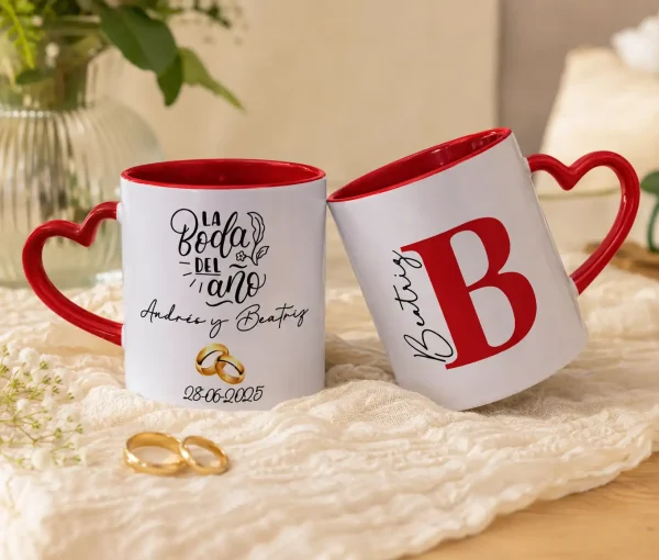 tazas boda año