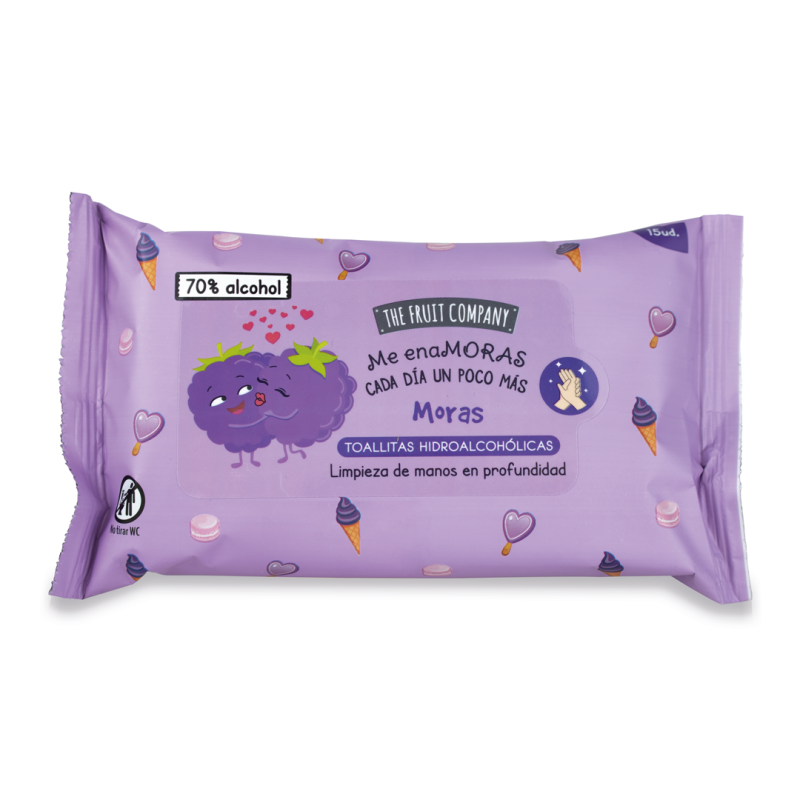TheFruitCompany Toallitas Hidroalcoholicas Moras